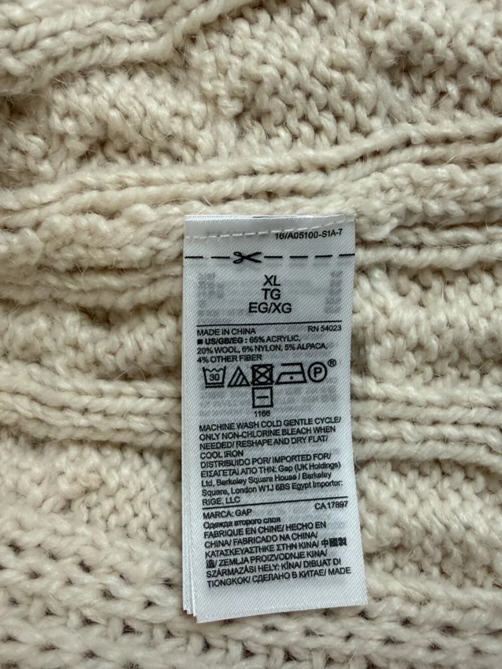 GAP nwt cable